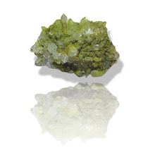 Load image into Gallery viewer, Druzy Epidote on Milk Quartz, Turkey