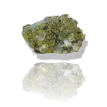 Load image into Gallery viewer, Druzy Epidote on Milk Quartz, Turkey