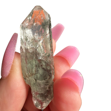 Load image into Gallery viewer, Chlorite Phantom Himalayan Samadhi Quartz Point, Meru Peak, India