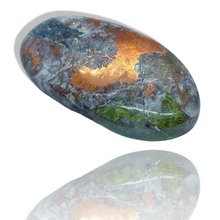 Load image into Gallery viewer, Rare Copper Peridot Cabochon