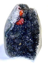 Load image into Gallery viewer, Rare Black and Red Galaxy Amethyst, Brazil