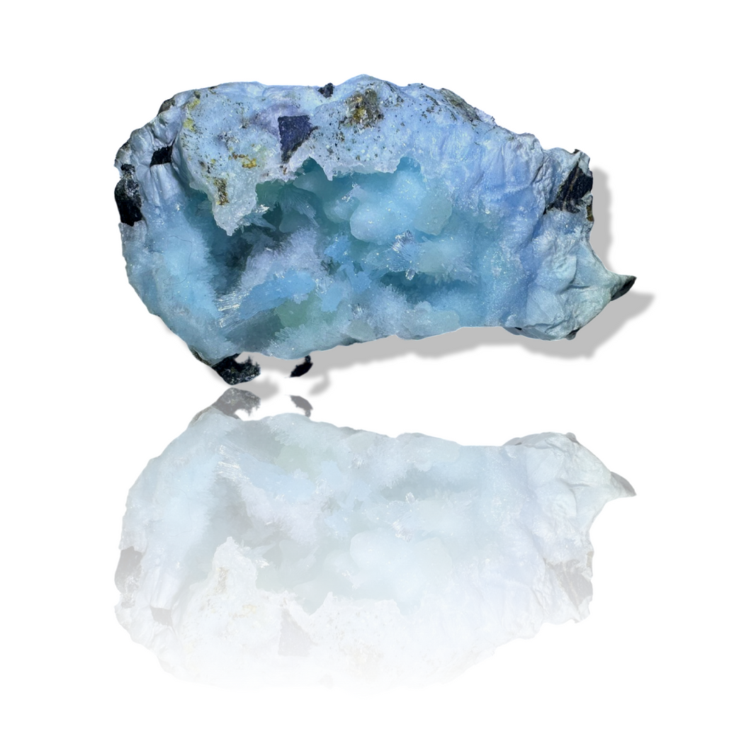 Blue Aragonite, Yunnan Province, China