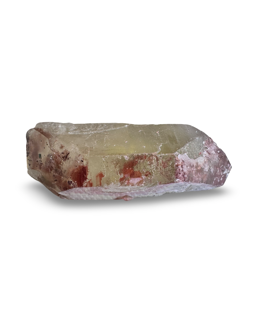 Blood Citrine Phantom Lemurian, Taquaral, Itinga, Minas Gerais, Brazil