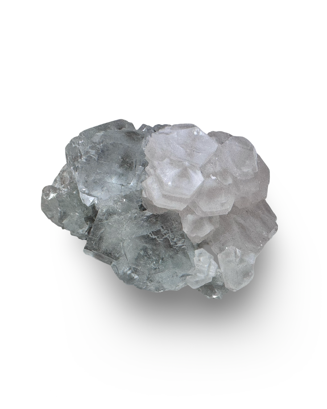 Pink Pagoda Calcite with UV reactive Fluorite, UV Reactive, Huxu Mine, Jiangxi, Dongxiang, China - Reserved