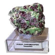 Load image into Gallery viewer, Pyrope Garnet and Chromium Diopside, Hakkari, Turkey
