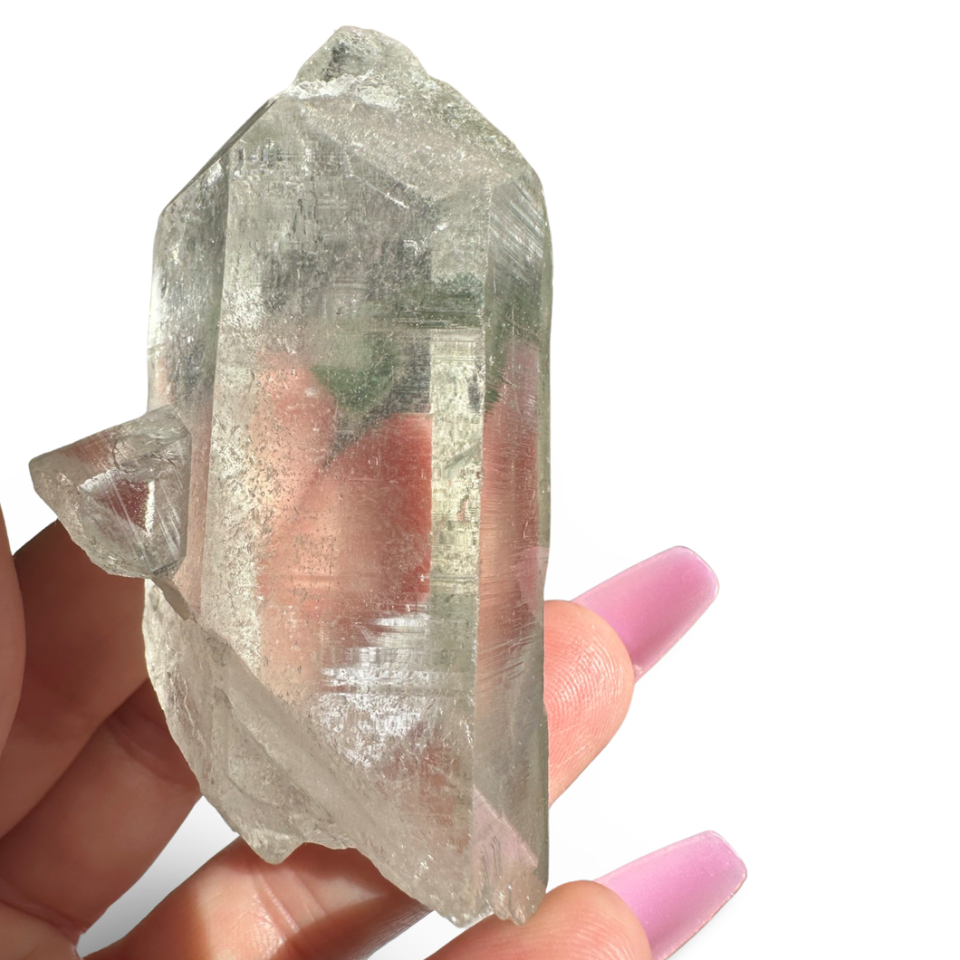 Chlorite Phantom Himalayan Samadhi Quartz Point, Meru Peak, India