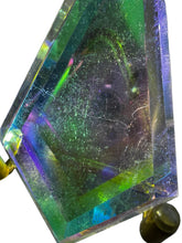 Load image into Gallery viewer, Angel Aura Double Coated Prism Pyramid, Brazilian Quartz, USA aura
