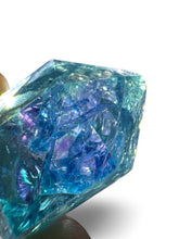 Load image into Gallery viewer, Aqua Aura Double Coated Lemurian Seed, Brazilian Quartz, USA aura
