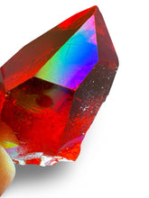 Load image into Gallery viewer, ‘Twin Flame’ Aura Double Coated Strarbrury Lemurian Seed with Record Keepers, Brazilian Quartz, USA aura
