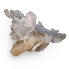 Load image into Gallery viewer, High Grade Apophyllite on Chalcedony Core with Peach Stilbite, Deccan Traps, India
