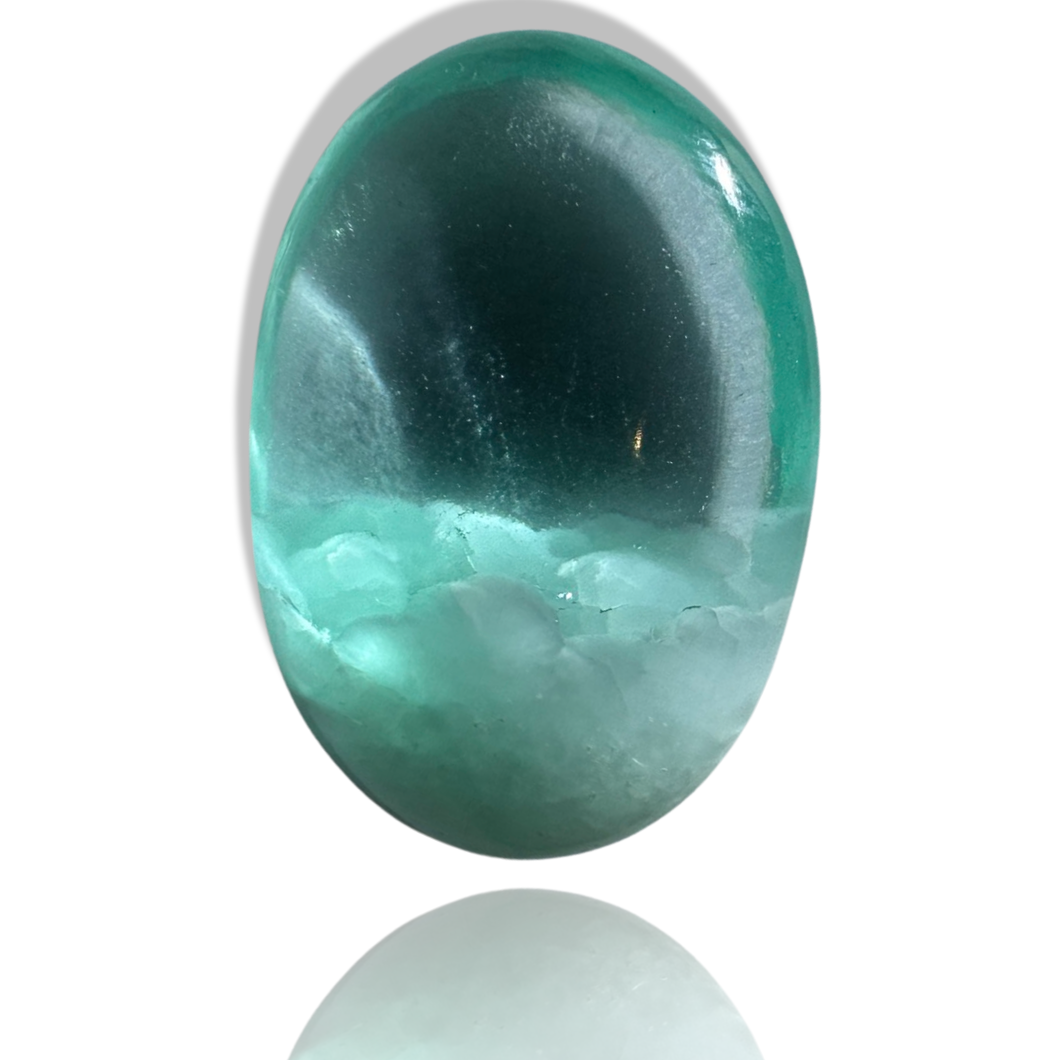 ‘Cloud Stone’ Green Alabaster, Tremolite, Nephrite, Albite, Amphibole, Quartz and Obsidian Glass Slag, Wyoming, USA