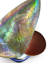 Load image into Gallery viewer, Polished Golden Rutile Aura Stone, Brazilian Quartz, USA aura
