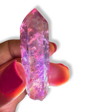 Load image into Gallery viewer, Bubblegum Aura Lemurian Quartz, USA &amp; Brazil
