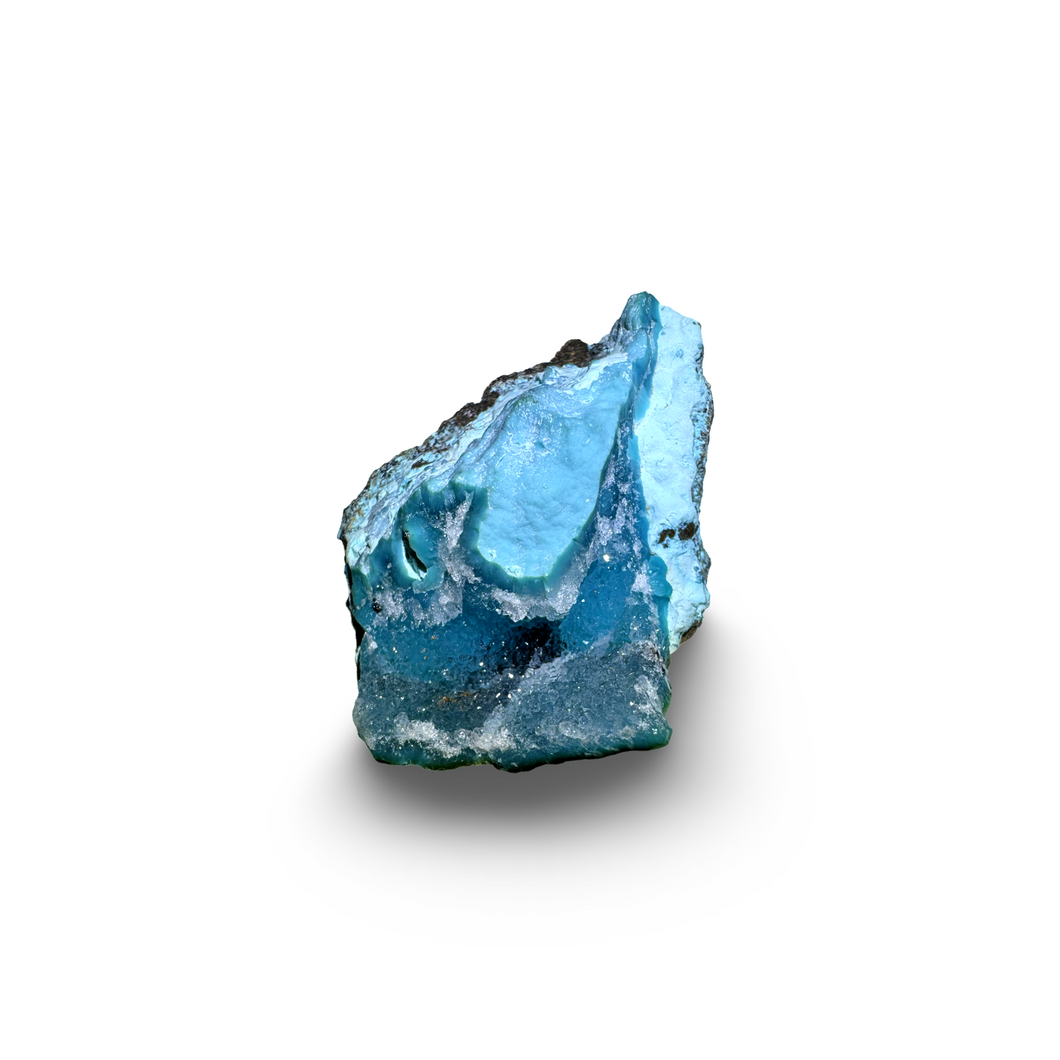 Druzy Chrysocolla Shattuckite, DRC, Africa, L'Etoile du Congo Mine
