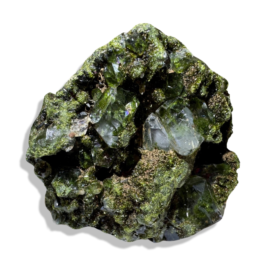 Crystallized Epidote and Quartz, Turkey