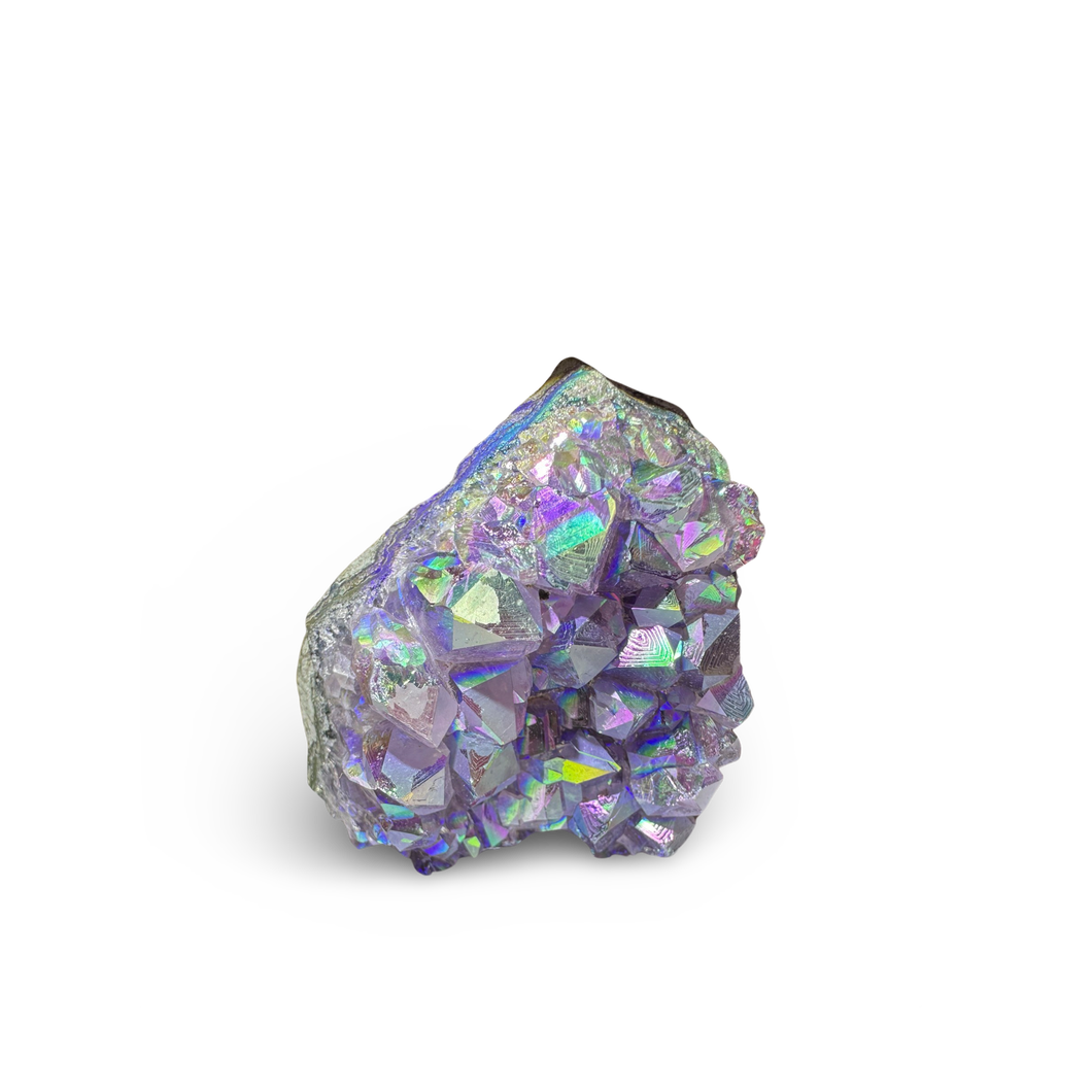 AAA Grade, Double Aura Coated Lavender Aura Amethyst Cluster, USA - Reserved