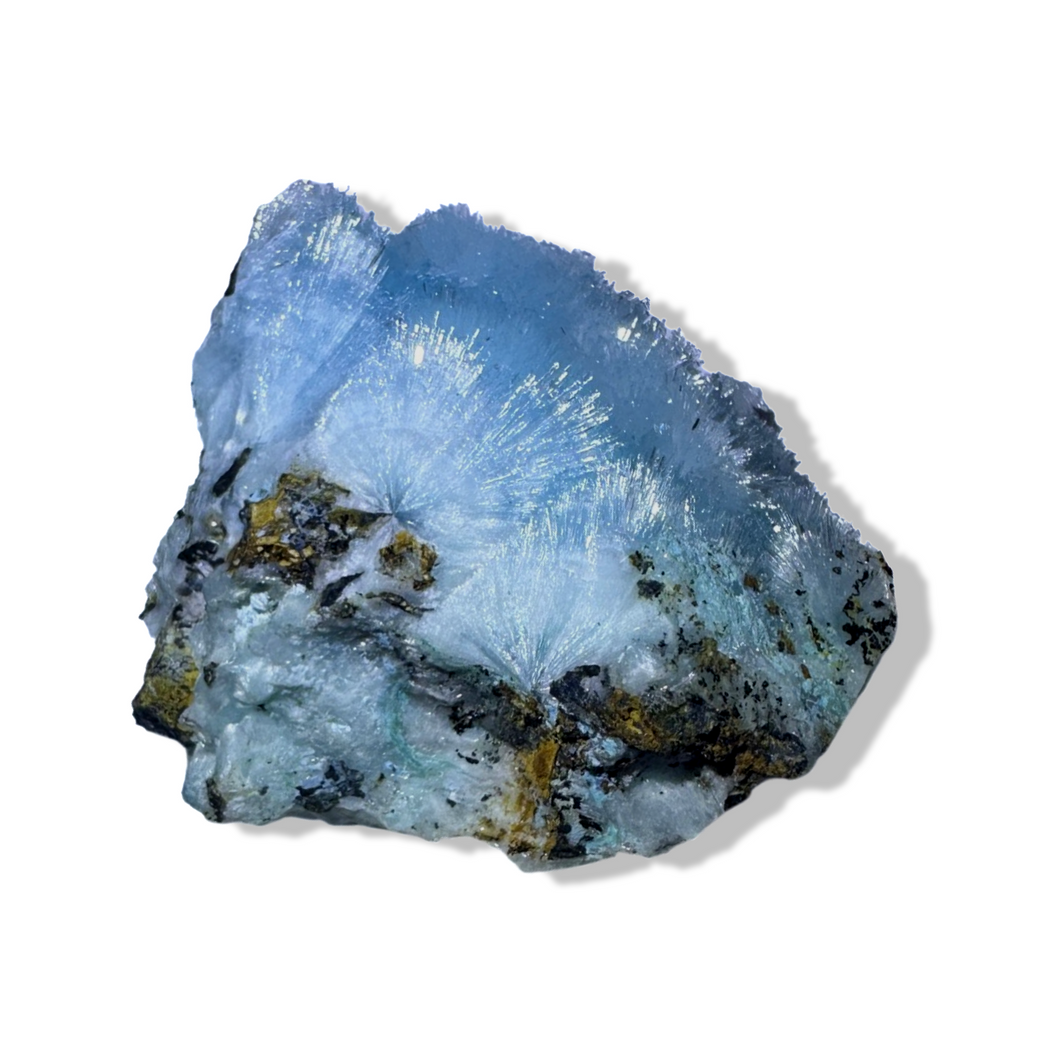 Blue Aragonite, Yunnan Province, China