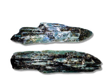 Load image into Gallery viewer, Dark Blue Kyanite with black tourmaline, Zimbabwe
