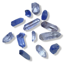 Load image into Gallery viewer, Dumortierite in Quartz Mini Point, Brazil
