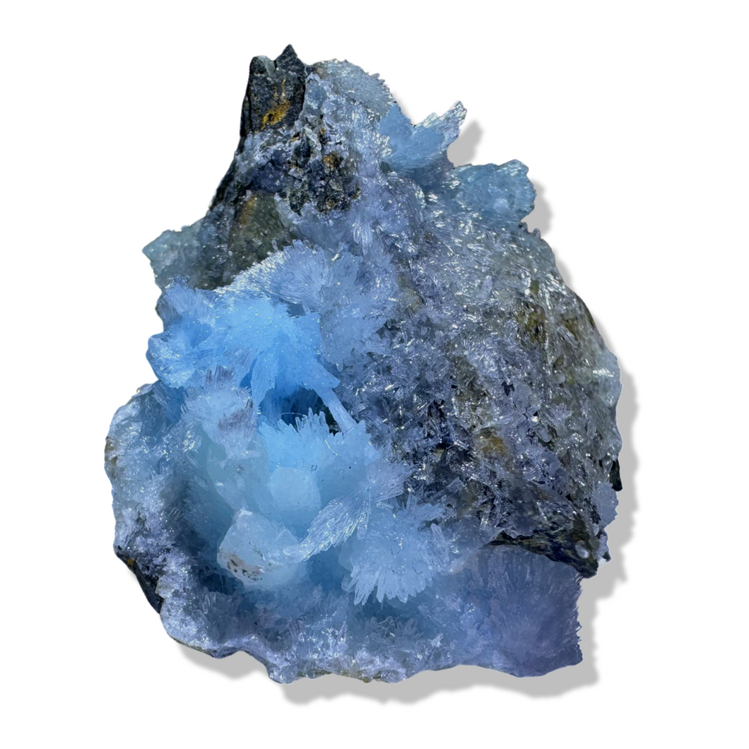 Blue Aragonite, Yunnan Province, China