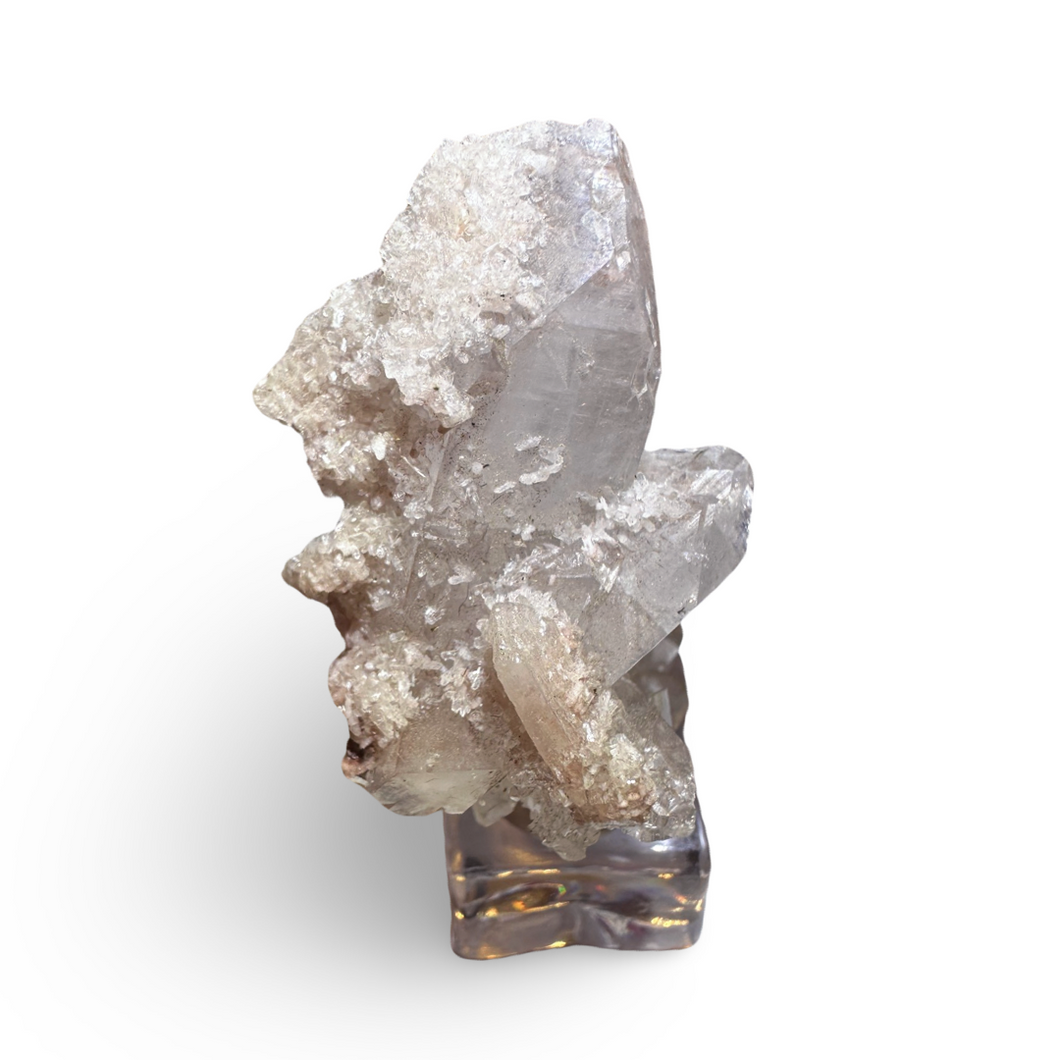 High Grade Apophyllite, Pink Heulandite, Peach Stilbite, Deccan Traps, India