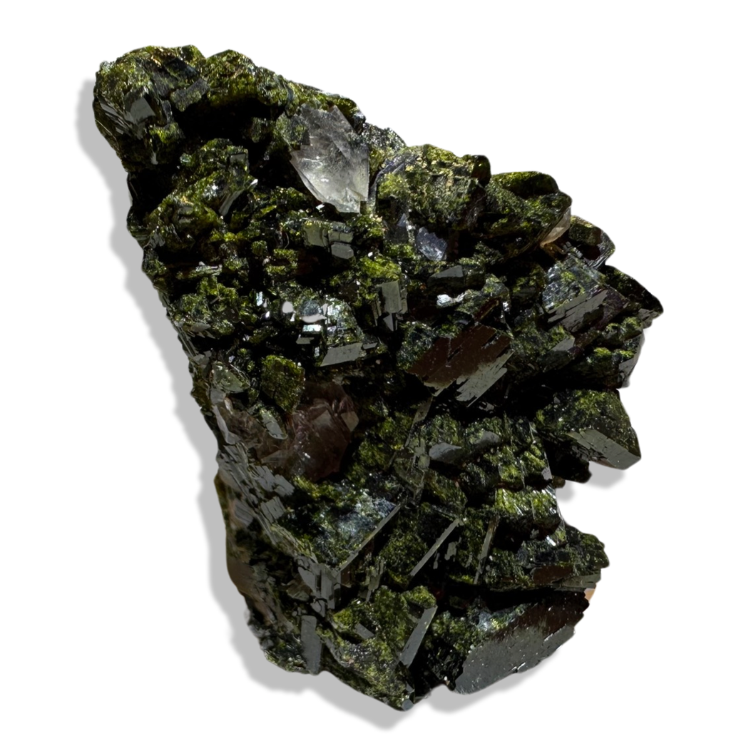 Crystallized Epidote and Quartz, Turkey