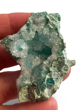 Load image into Gallery viewer, Druzy Gem Silica Chrysocolla Malachite, DRC, Africa
