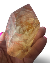 Load image into Gallery viewer, Blood Citrine Phantom Lemurian, Taquaral, Itinga, Minas Gerais, Brazil
