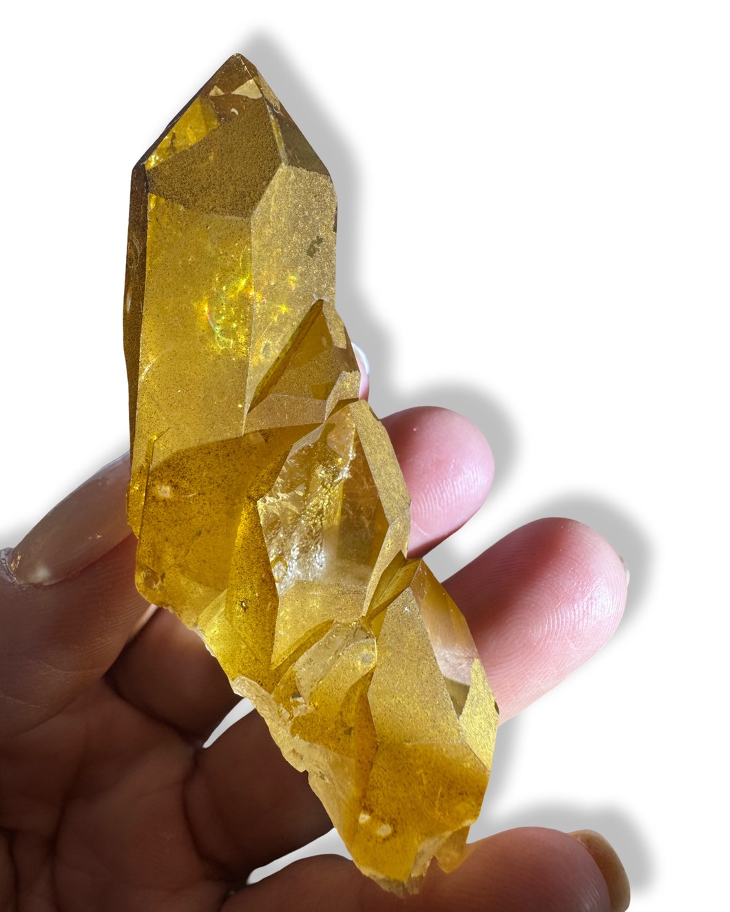 Naturally ‘Aura’ Iridescent Fire Quartz, Santander, Colombia