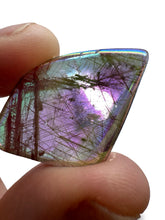 Load image into Gallery viewer, Polished Copper Rutile Aura Stone, Brazilian Quartz, USA aura
