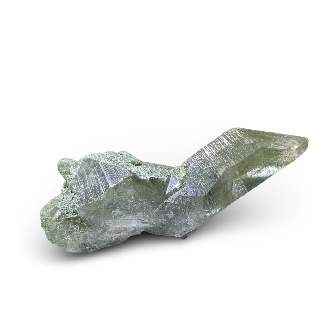 Chlorite Phantom Himalayan Samadhi Quartz Point, Meru Peak, India