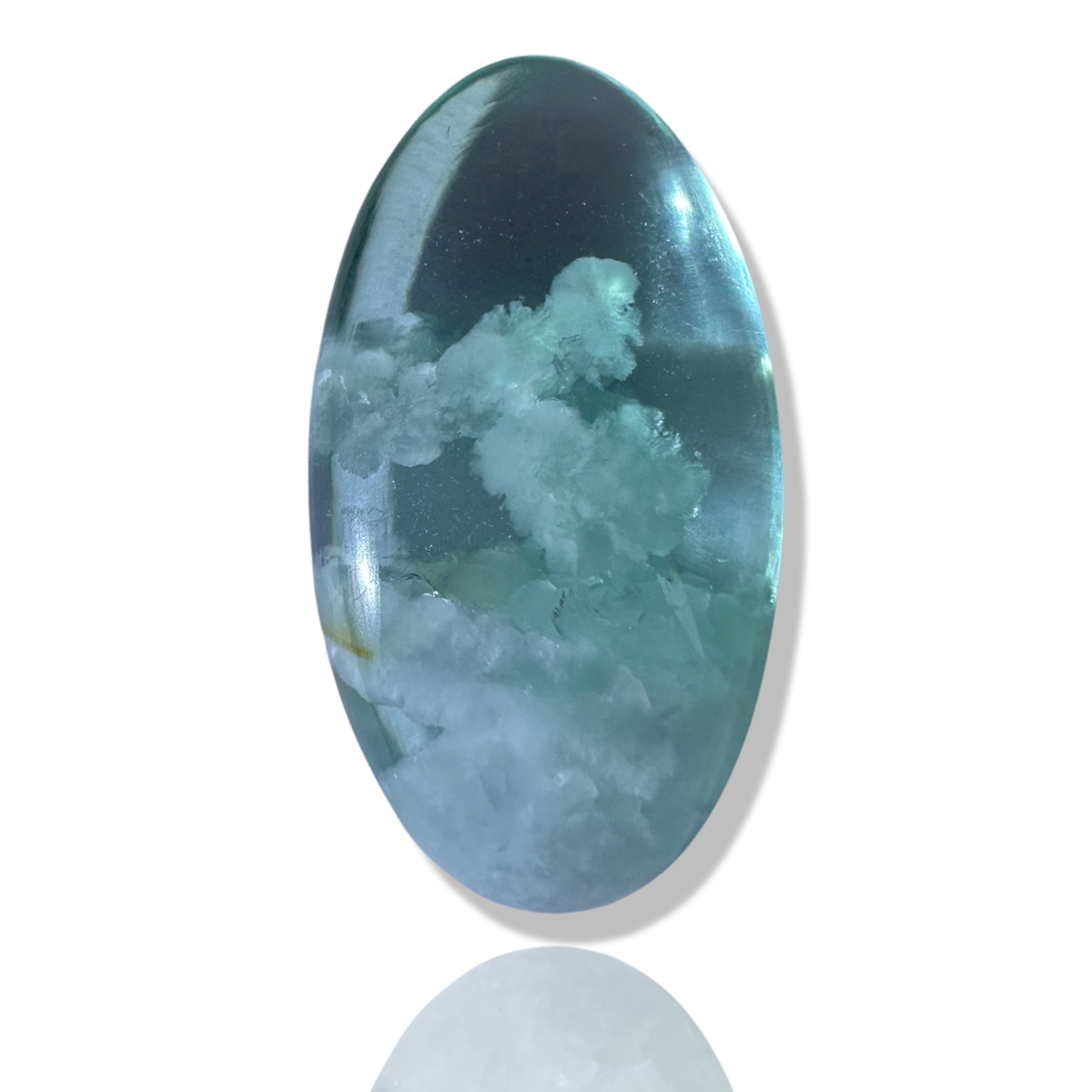 ‘Cloud Stone’ Green Alabaster, Tremolite, Nephrite, Albite, Amphibole, Quartz and Obsidian Glass Slag, Wyoming, USA