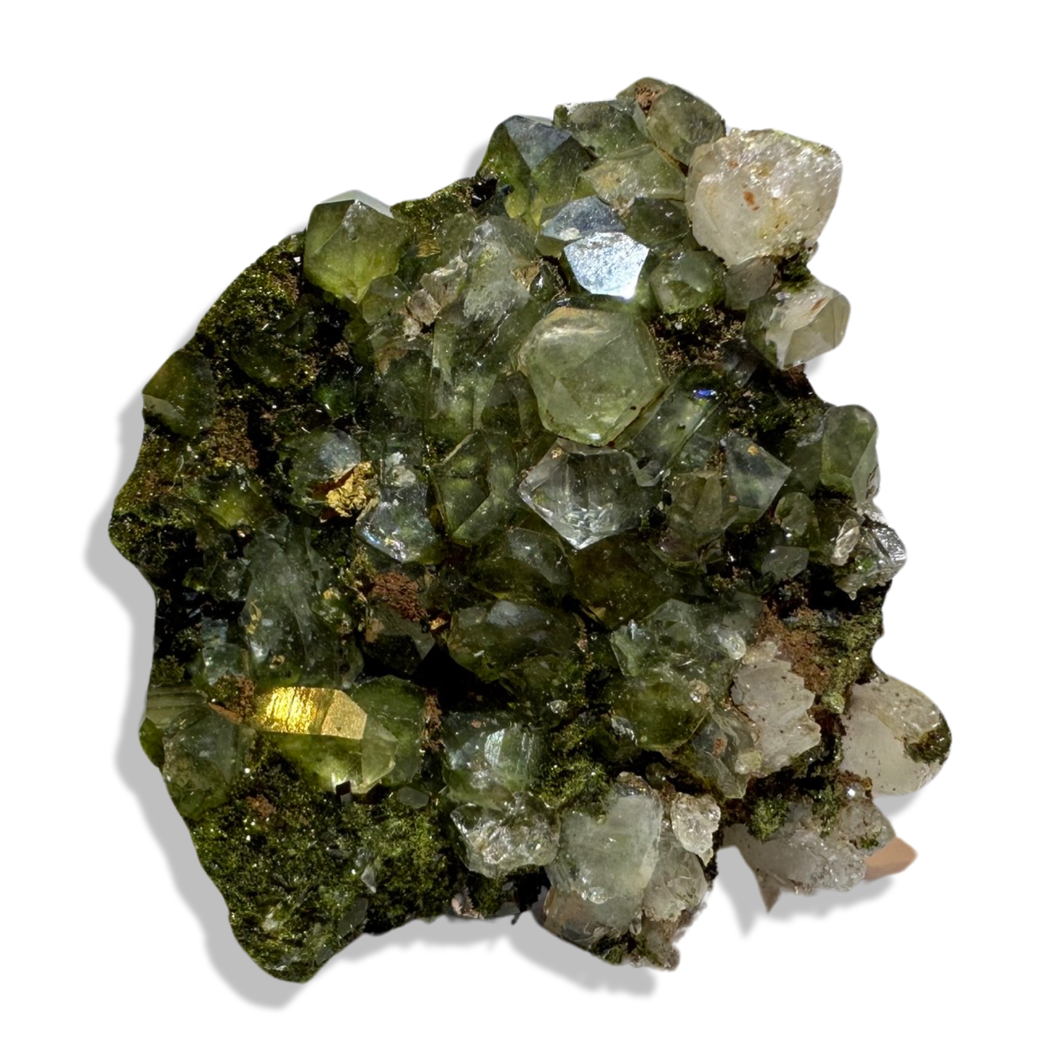 Crystallized Epidote and Quartz, Turkey