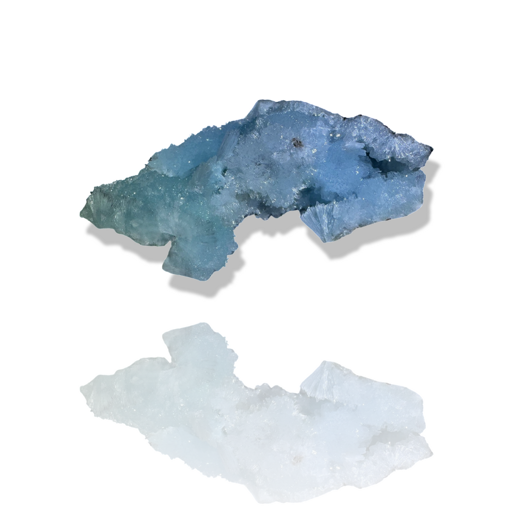 Blue Aragonite, Yunnan Province, China