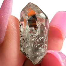 Load image into Gallery viewer, Chlorite Phantom Himalayan Samadhi Quartz Point, Meru Peak, India
