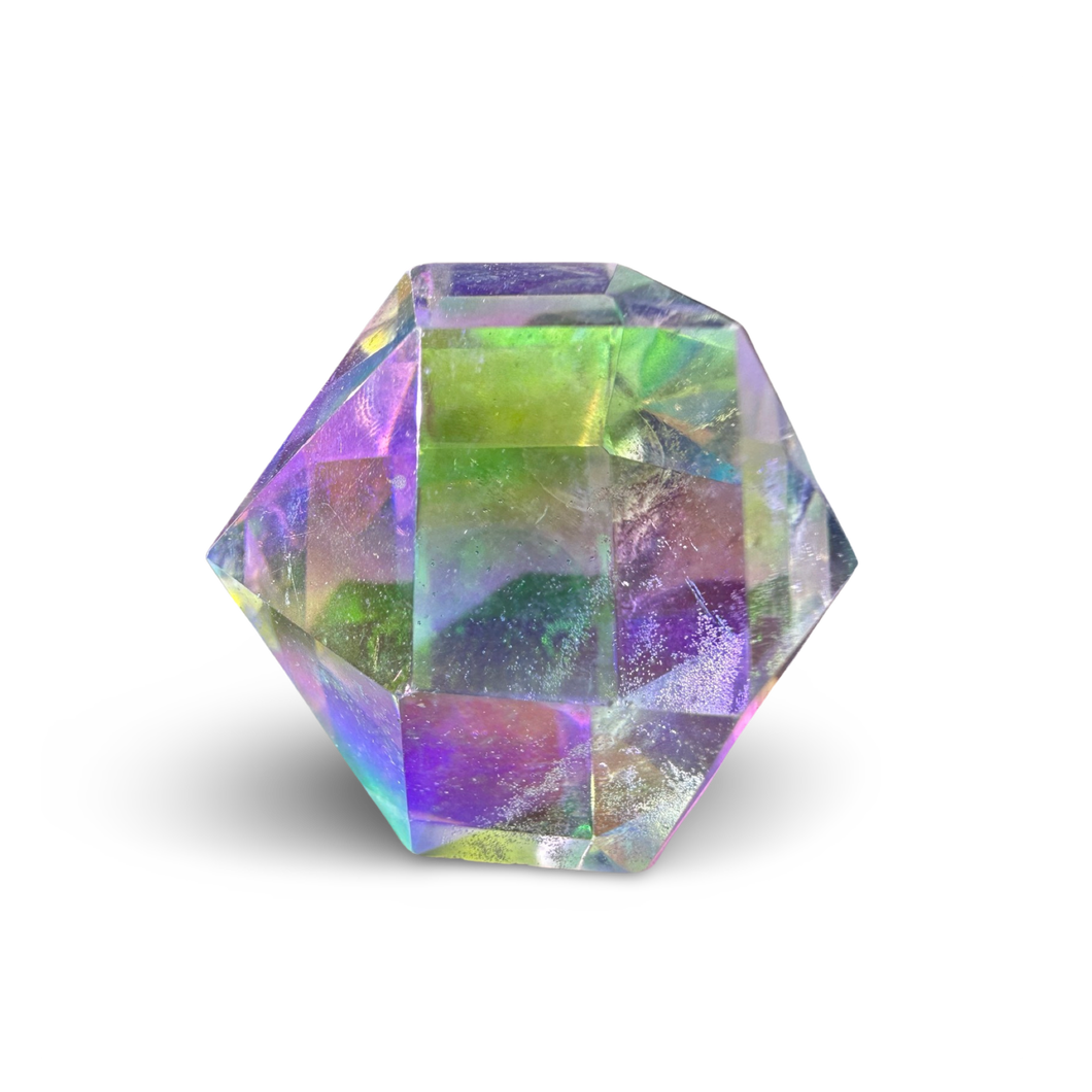 AAA Grade, Double Aura Coated Double Terminated Angel Aura Quartz, USA