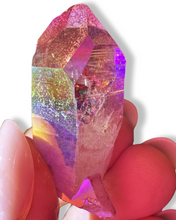 Load image into Gallery viewer, Bubblegum Aura Lemurian Seed, Discontinued, USA &amp; Brazil
