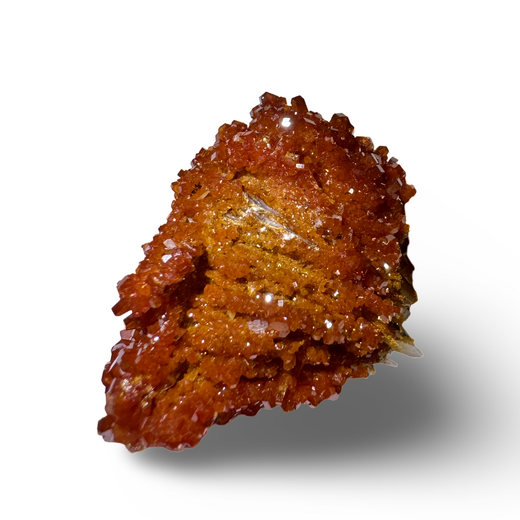 Vanadinite on Barite, Milbladen Mining District, Morocco