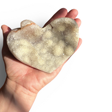 Load image into Gallery viewer, Large Citrine Sugar Druzy Heart, Brazil
