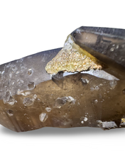 Load image into Gallery viewer, Tessin Habit Smoky Quartz with Hyalite Opal and Black Tourmaline, Erongo, Namibia, Africa
