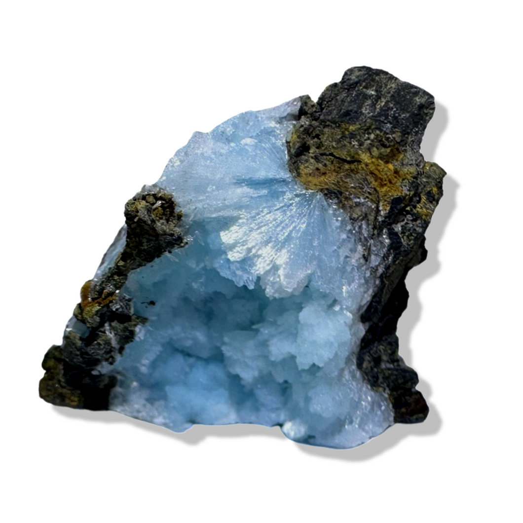Blue Aragonite, Yunnan Province, China