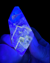 Load image into Gallery viewer, Ametrine Freeform with UV Reactive Powellite Phantoms, Galileia, Minas Gerais, Brazil
