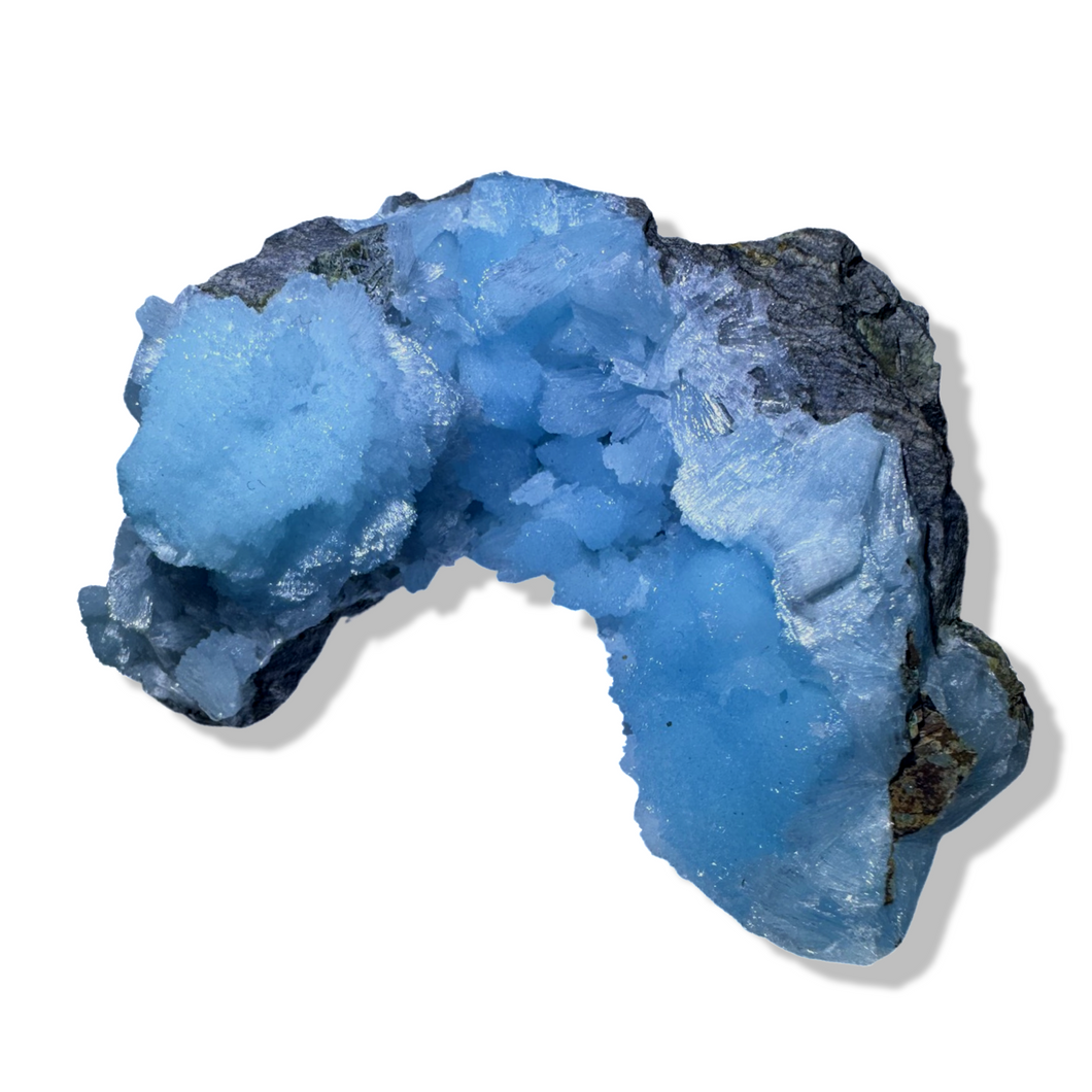 Blue Aragonite, Yunnan Province, China