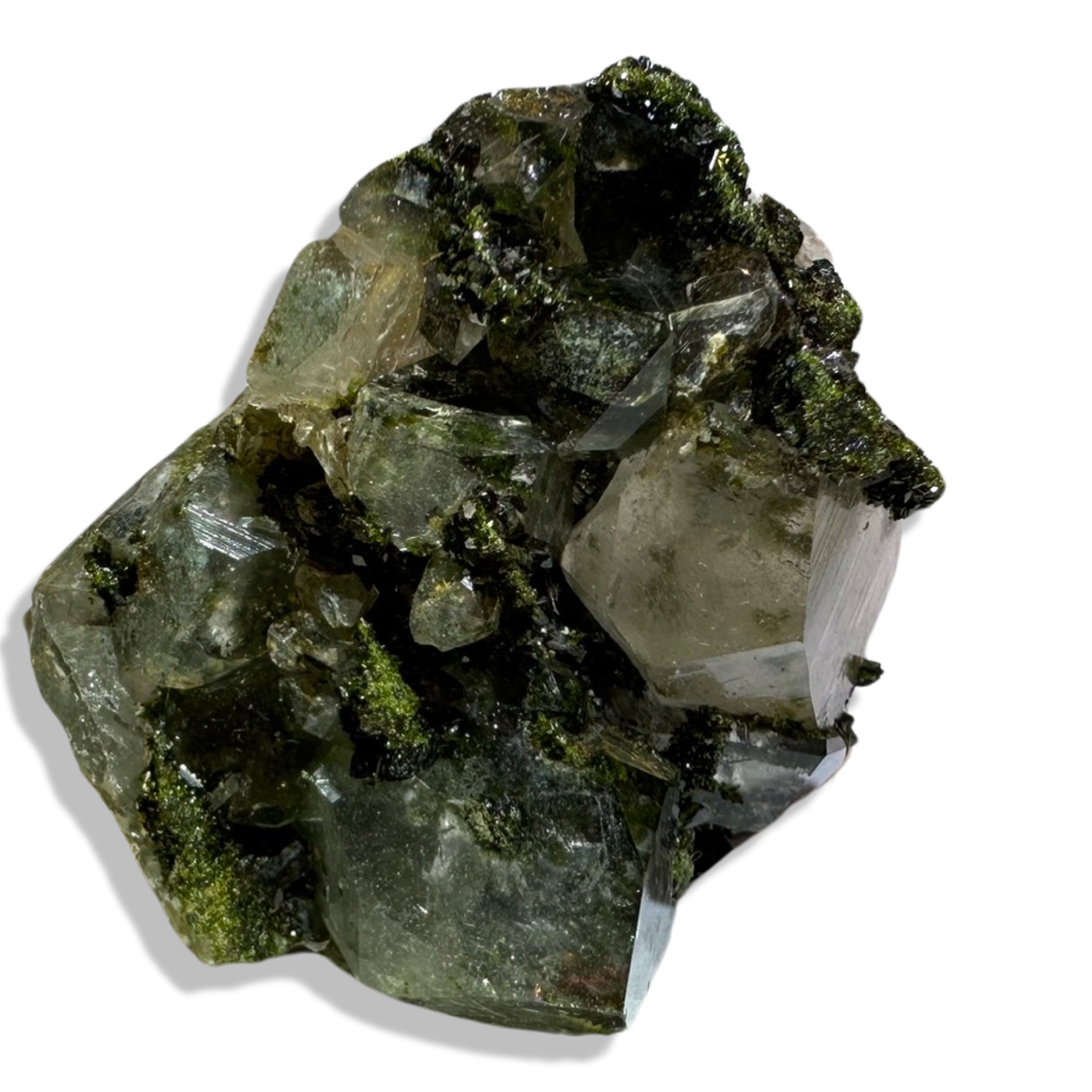 Crystallized Epidote and Quartz, Turkey