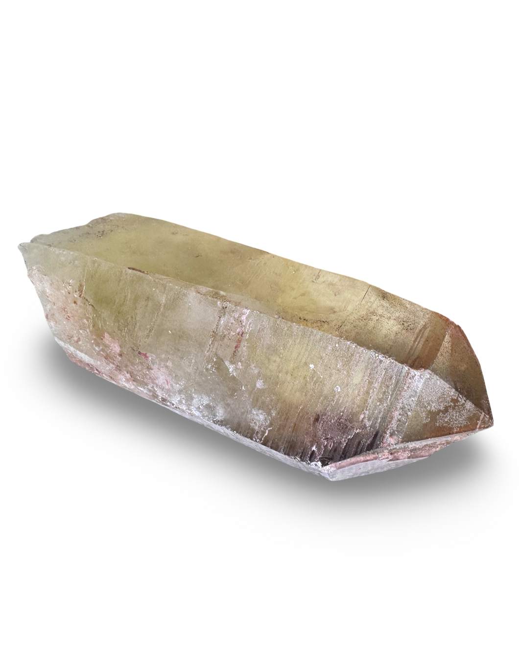 Blood Citrine Phantom Lemurian, Taquaral, Itinga, Minas Gerais, Brazil