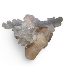 Load image into Gallery viewer, High Grade Apophyllite on Chalcedony Core with Peach Stilbite, Deccan Traps, India
