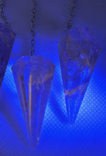 Load image into Gallery viewer, Ametrine Pendulum with UV Reactive Powellite Phantoms, Bahia, Brazil
