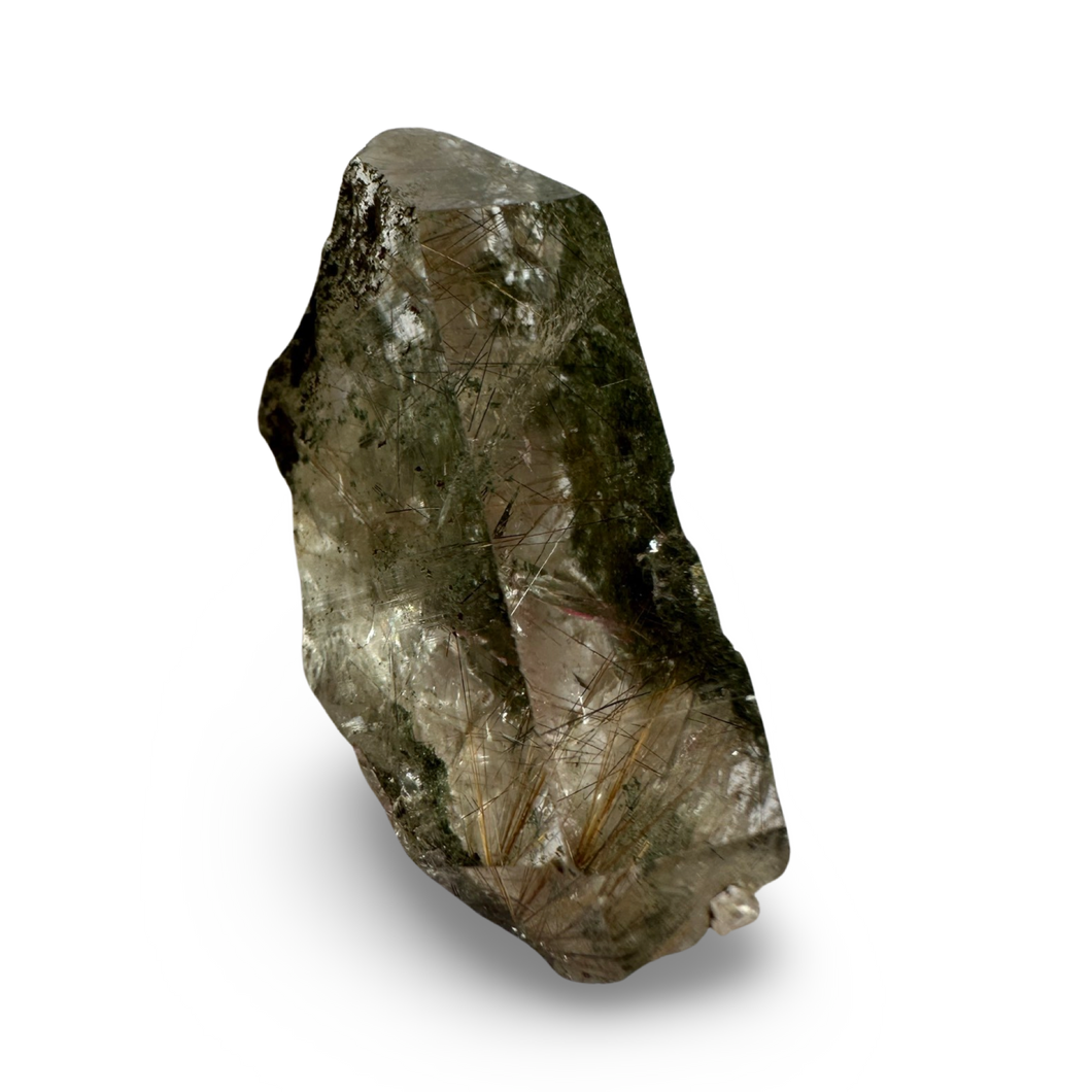 Chlorite Phantom Himalayan Samadhi Quartz Point, Meru Peak, India