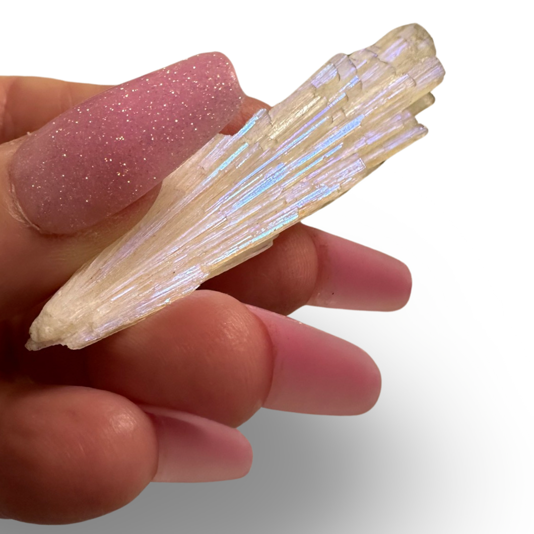 Angel Aura Scolecite, Raw, India