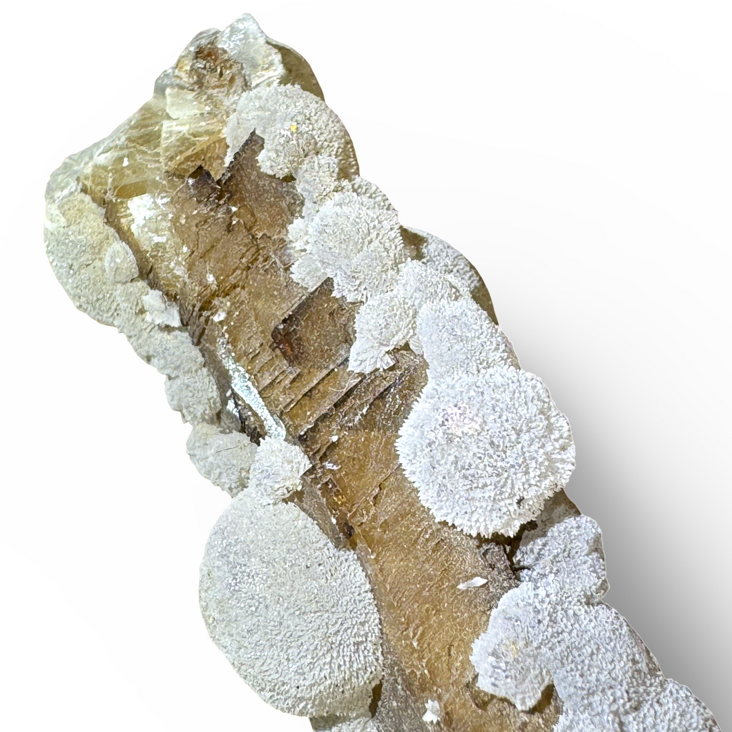 Apophyllite Zeolite Botryoidal Fluorite, India